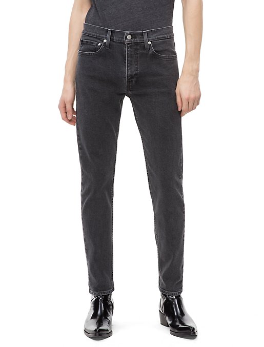 Black Skinny Cut Denim Jeans Pant For Men