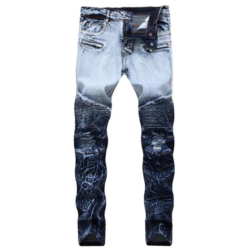 Black and Whitish Blue Color tapped Shape Pant for Men 