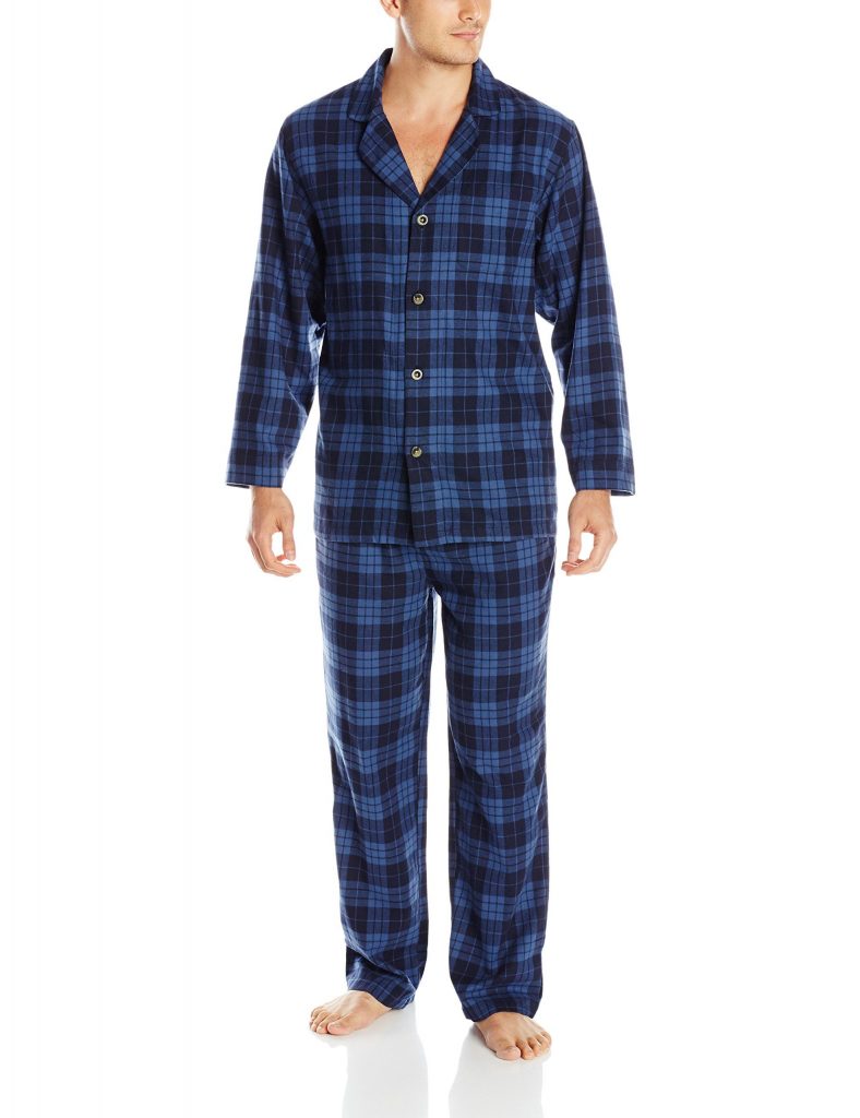 Black and White Box Check Regular Fit Sleeping Suits for Men